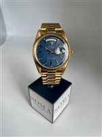 Orologio Rolex Uomo Day-Date in Oro giallo ROLEX DAY-DATE 1803 ORO GIALLO 36MM BLU DIAL